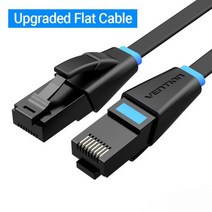 네트워크 모니터링 테스트기 Vention-Cat6 이더넷 케이블 RJ45 Cat6 랜 UTP RJ 45 네트워크 패치 노트북 라우터 코드, Upgraded Flat Cable_8m