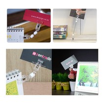 [풀리줄리] 집게형 쇼클립 2p 매장 마트 가게 디스플레이 상품 정보 행사 가격 안내 쿠폰, 04 / 옵션_철사집게