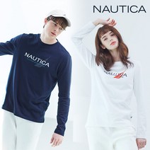 [이월] [NAUTICA] 노티카 남여 클래식 로고 긴팔티셔츠 2종 택1