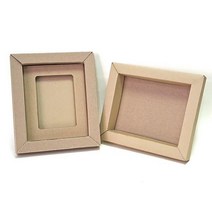 탑키드 반제품 골판지 액자C (29.5x25cm), 10개, 1단
