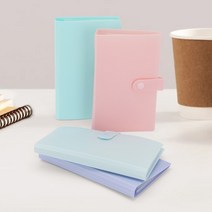 카드명함앨범 포토 미니앨범 포켓식 사진 엽서 도감 콜렉트 바인더 씰앨범 수집 스티커북 우표 띠부씰 앨범북 스티커 보관책 opp 뮤지컬티켓보관함 120, 투명
