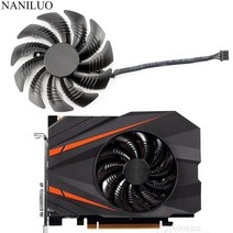 쿨러 쿨링 팬 써멀 구리스 패드 T129215SU 88MM PLD09210S12HH 팬 교체 Gigabyte Geforce GTX 1080 GTX1070 1060 1050 Ti, One Color, One Size