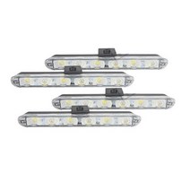 스트로보 스코프 오토바이 자동차 트럭 성 노출증 경찰 조명 LED 스트로브 fso 자동 플래시 Fso, 4 LED, Blue and White