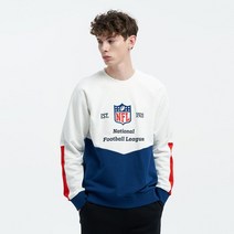엔에프엘 F211USW222 클럽 블록 맨투맨 NFL BLUE