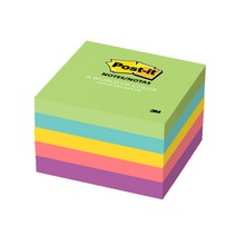 3M 포스트잇 노트 메모지 대용량 알뜰팩 654-5AU, 포스트잇 대용량 알뜰팩 654-5UC