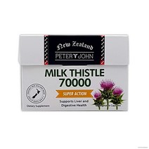 피터앤존 뉴질랜드 밀크 씨슬 70000mg 60캡슐, 60Vcaps, 1, 60개