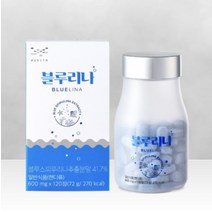 메디포스트 블루리나 블루스피루리나 피코시아닌 120T 프랑스 청정원료 항산화 스피룰리나 안티에이징