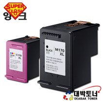 M170 / M170XL / C170 / C170XL SUPER 삼성 재생잉크, 1개, M170 검정 잔량확인X