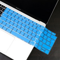 노트북 가방 케이스 Macbook Pro 13 용 실리콘 키보드 커버 M1 Air 스크린 TPU 보호기 스티커 필름 EU US-Enter, [07] Model A1708, [18] EU- Light Blue