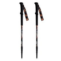 에코로바 시에라 3단 초경량 195g 등산스틱 2P 1세트 + 케이스, 오렌지
