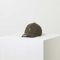 헤지스 남성용 HARRIS TWEED 헤링본 울 귀도리 볼캡 모자