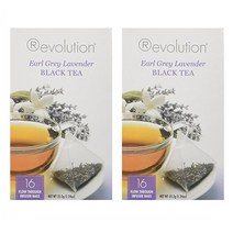 레볼루션 티 얼그레이 라벤더 티백 16개입 2팩 Revolution Tea Earl Grey Lavender Black Tea 16 Count