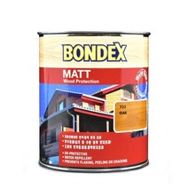 본덱스 오일스테인 우드스테인 유성 외장용 목재방부 방충용 도료 750ml 티크