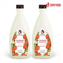 포모나 딸기 스무디 2kg 2개, 단품, 단품