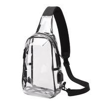 PVC가방 투명가방 남자 가슴 가방 브랜드 숄더 여성 방수 충전 패션