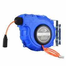 자동 에어릴 10m 15m 20m 차 에어 호스 릴 공압 호스 pu 튜브 od 8mm id 5mm 개폐식 릴 텔레스코픽 드럼 호스 pu85, 25M, 04 25M