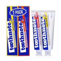 투스노트 수분치약 2종 세트 바질레몬 자몽, 200g, 1세트