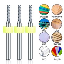 기타 도구 커팅 절삭 툴 XCAN 10pcs 0.5-3.175mm 카바이드 PCB 밀링 커터 생크 CNC 조각 기계 엔드밀, 17 2.1mm 10pcs