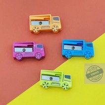 4P 자동차 세트 연필깎이 자동 연필깎이 전동 프로 초등 귀여운 수동 하이 샤파 휴대용