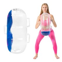 권투 샌드백 펀치백 스피드볼 훈련water weights water weights water weights training power bag with water 휴대용, 분명한