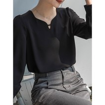 줄리엔느 커트넥 데일리 블라우스
