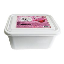롯데제과 조안나 업소용 아이스크림, 5리터 딸기, 1통