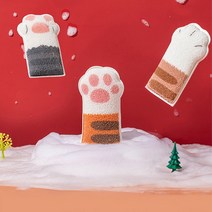 고양이 샤워볼 때밀이 스펀지, 1개, 식빵