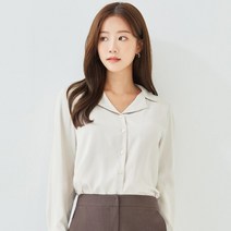 베이직 오픈 카라 블라우스 (3colors)_ RMBLC49R04