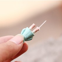 피규어 받침대 미니어처 지지대 화분 모형 꽂이 다이캐스트 픽 테라리움 재료 DIY 꾸미기 장식 100개