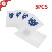 5Pcs 진공 먼지 봉투 Miele 유형 GN S2 S5 S8 C1 C3 진공 청소기 가방 부품 액세서리, 0