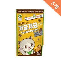 멀티비타민함유 고양이 이빨과자 5EA 냥이 미묘 펫간식 치주염예방 길냥이, 5개