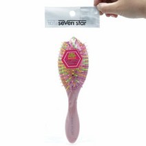 믹스팝 브러쉬 중 헤어 엉킨머리도 부드럽게 핑크