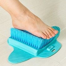 풋브러쉬 발세척매트 발뒤꿈치각질제거 발꿈치각질 발씻기, 색상 랜덤 발송