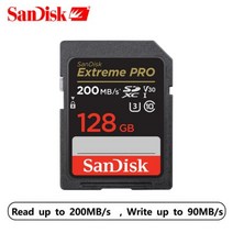 microsd 외장 스마트폰 캠코더 블랙박스칩 SanDisk Extreme PRO SD 카드 32GB 64GB 128GB 256GB 메모리 Canon Nikon SLR 카메라 용