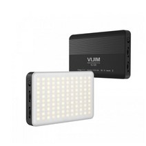 울란지 VIJIM VL120 블랙 미니포켓 LED 개인방송장비 충전식 밝기 색온도조절 지속광조명