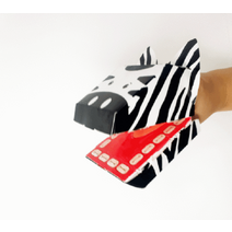 [흙놀이네6931] 동물 손가락인형 만들기-1인세트(4종 택 1), 고양이＋팬더곰