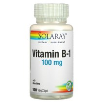 솔라레이 비타민B1 100mg 비타민비 100정