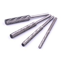 우드카빙 조각칼 조각도 목공끌 접목도 키트 1pc 3mm 생크 고속 강철 로터리 버 커터 가장자리 직경 3456mm 플라스틱 나무 조각 연삭 알루미늄 로터리 파일, 가장자리 직경 6mm