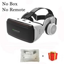 VR Shinecon Casque 3D 헬멧 헤드셋 iPhone 용 가상 현실 안경 Android 스마트 폰 Viar 고글 쌍안경, 한개옵션1, 04 No Box No Remote