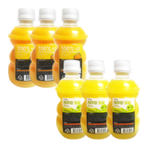 한라봉주스 제주산 리얼100% 감귤주스 320ml 6개, 청귤6개