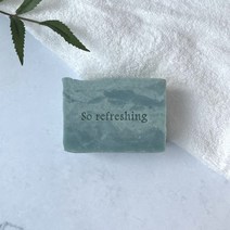 프리미엄 멘톨비누무료배송 So refreshing CPHP제조 여름 바디클렌저 팜프리 버블블룸 리프레싱 바디워시 고체향수스틱 천연버물리 증정 노세범 등드름 어성초 트러블피부, 비누본품만(리뷰는 다음기회에~)