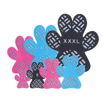 강아지 발바닥 보호 패치 슬개골보호 미끄럼방지 댕풋 케어패치, 블랙-XXL