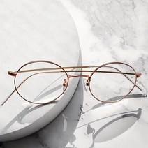 멜라크메 국산 초탄성 편안한 타원형 라운드 투톤 안경테