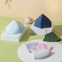 숨쉬기편한 여름용 린넨 면 마스크 14 color 카키