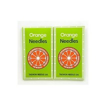 20 - SINGER KENMORE 재봉틀 미싱 NEEDLES ORANGE 15X1 #12/80