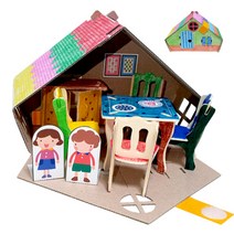 3D목공 우리가족 행복밥상 시간만들기 미술재료 유아미술 어린이집수업 집에서하는놀이