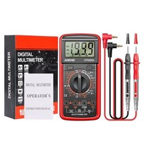 접지테스터기 멀티 테스터기 고정밀 미터 28 기능 LCD 디스플레이 화상 방지 멀티미터 가정용 드롭쉬핑 스크린 테스터 125460, 레드