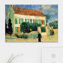 [바보사랑] 주문제작 액자 고흐White House at Night841x594x30mm, 모델/구분:밤의하얀집/주문액자, 상세 설명 참조