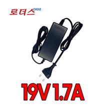 LG 포터블 스피커 블루투스 스피커 LG엑스붐XBOOM Go PK7 Portable Bluetooth Speaker전용 19V 1.7A 국산로더스어댑터