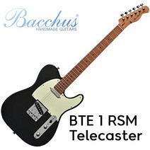 바커스 일렉기타 텔레캐스터 BTE 1 RSM M 로스티드메이플, BLK